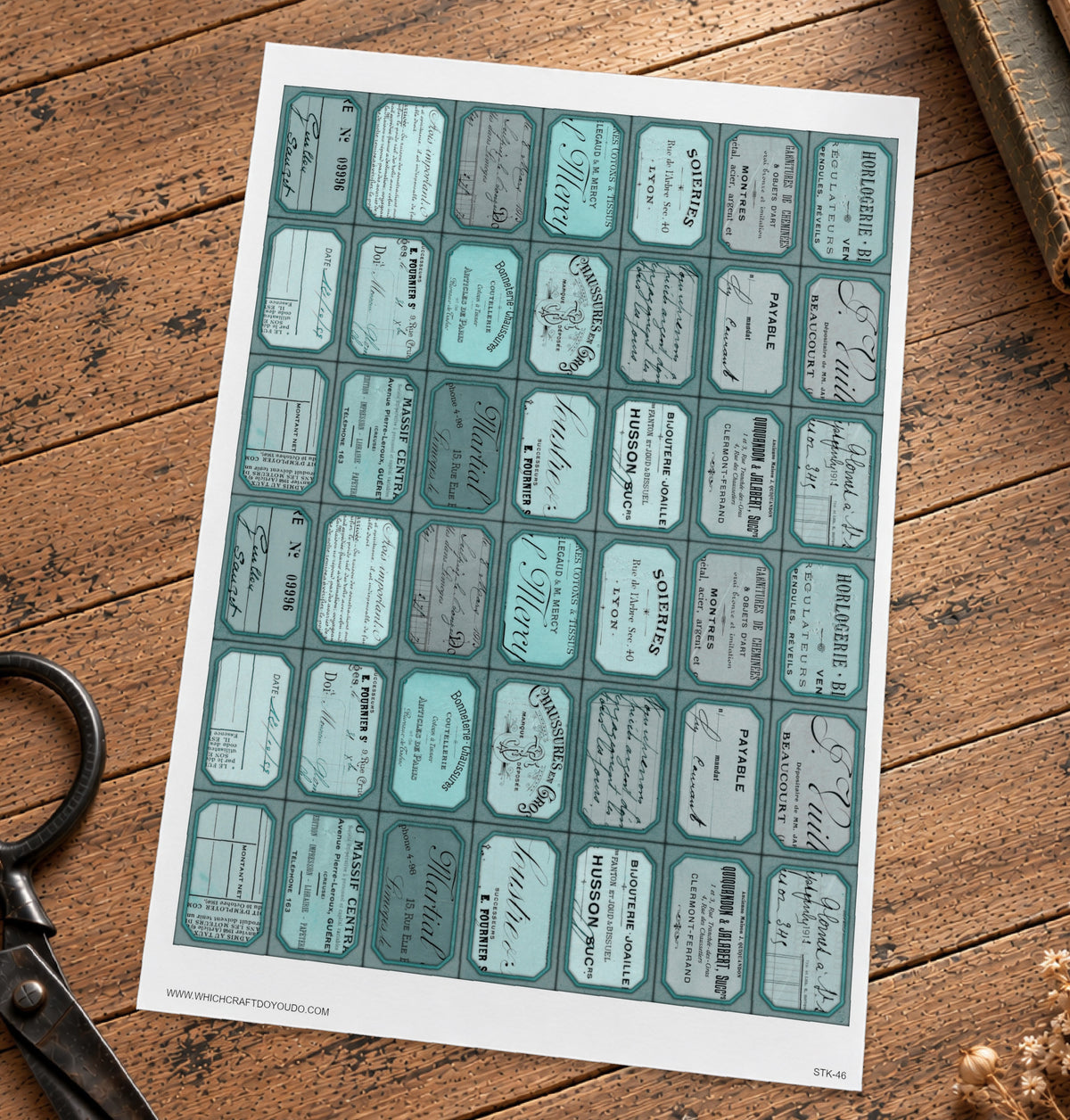 Cut Apart Stickers Sheet - Labels - STK-46