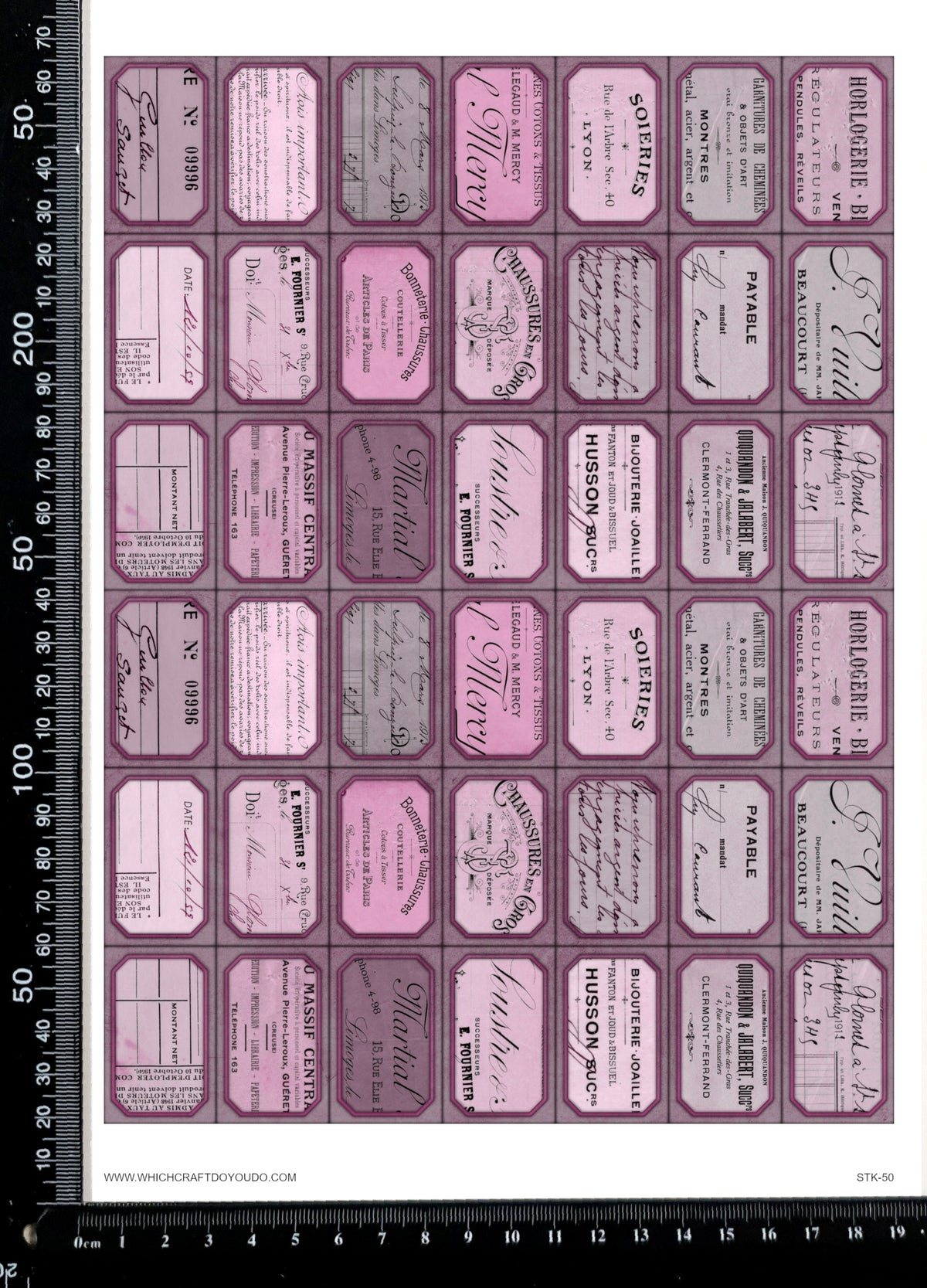 Cut Apart Stickers Sheet - Labels - STK-50
