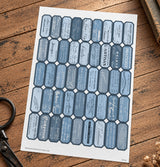 Cut Apart Stickers Sheet - Labels - STK-56