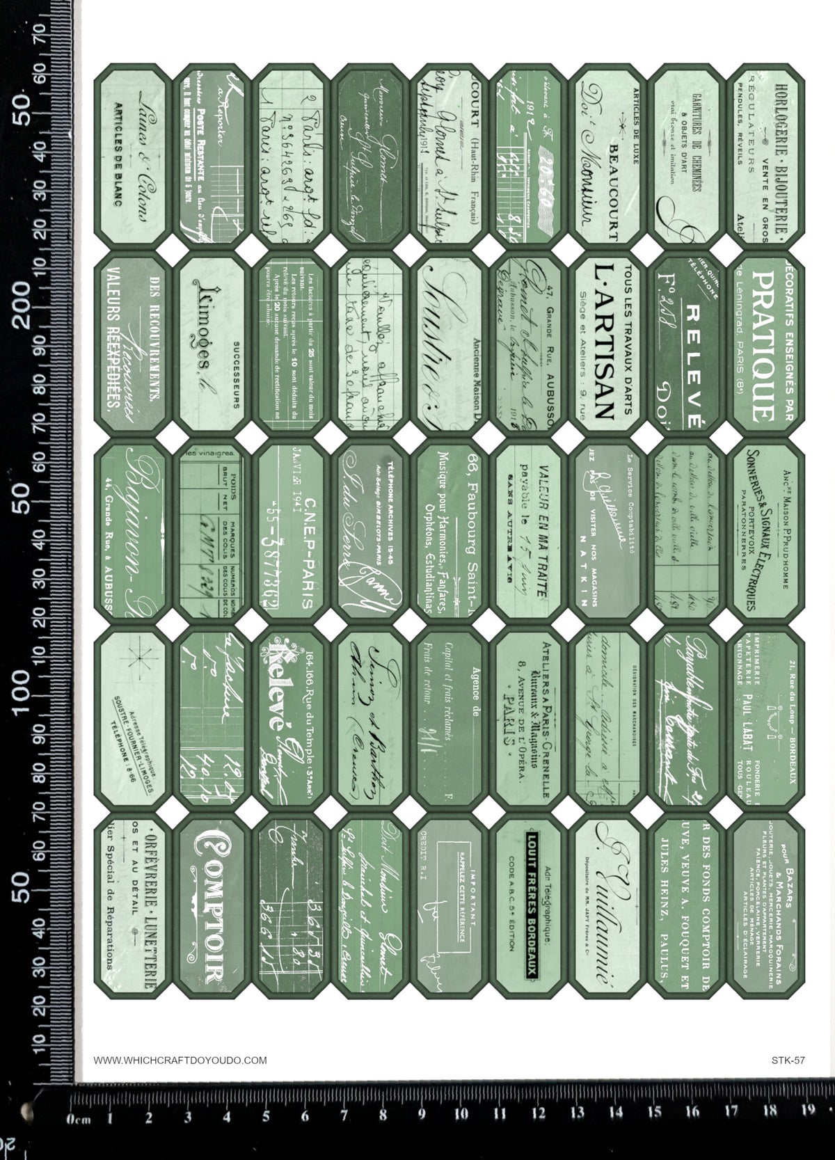 Cut Apart Stickers Sheet - Labels - STK-57