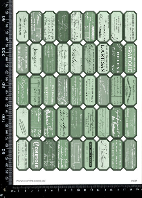 Cut Apart Stickers Sheet - Labels - STK-57