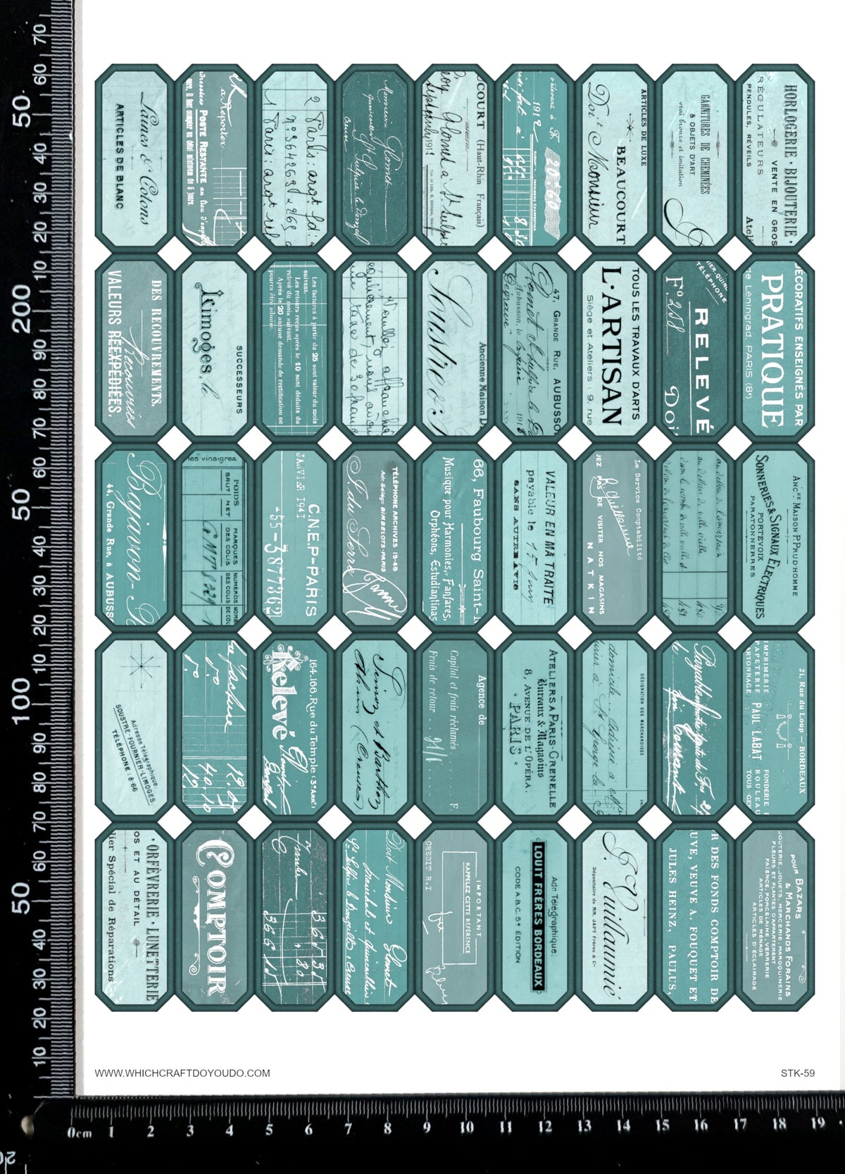 Cut Apart Stickers Sheet - Labels - STK-59