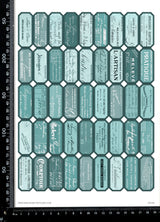 Cut Apart Stickers Sheet - Labels - STK-59