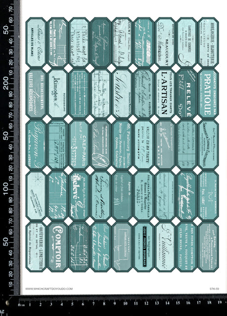 Cut Apart Stickers Sheet - Labels - STK-59