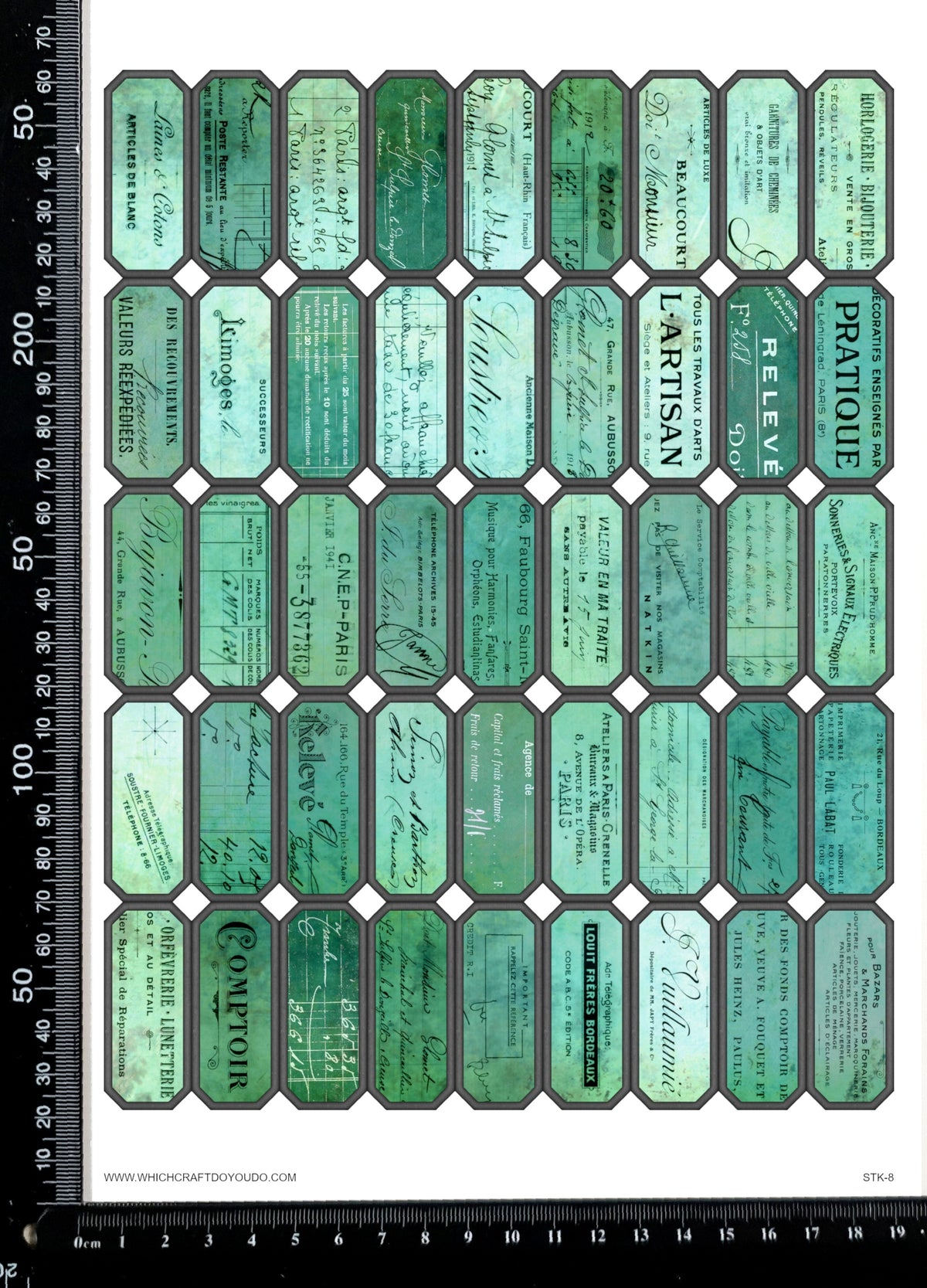 Cut Apart Stickers Sheet - Labels - STK-8