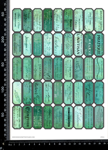 Cut Apart Stickers Sheet - Labels - STK-8