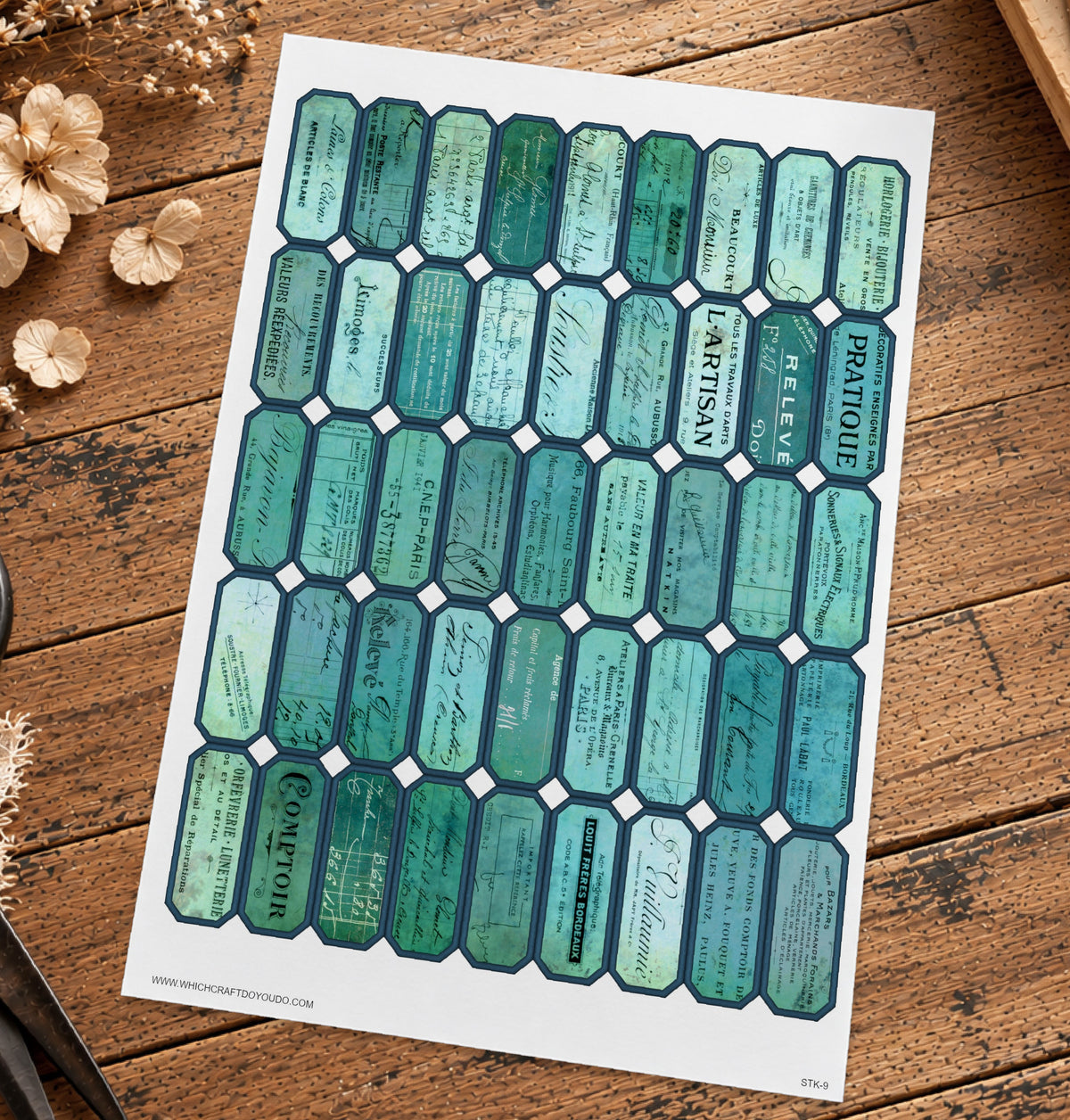 Cut Apart Stickers Sheet - Labels - STK-9