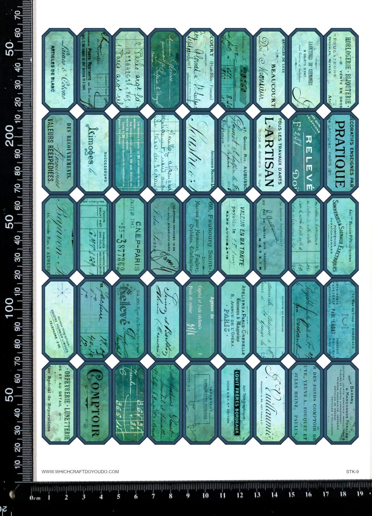 Cut Apart Stickers Sheet - Labels - STK-9