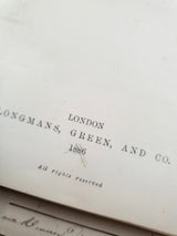 Authentic 1886 Victorian Book - DW
