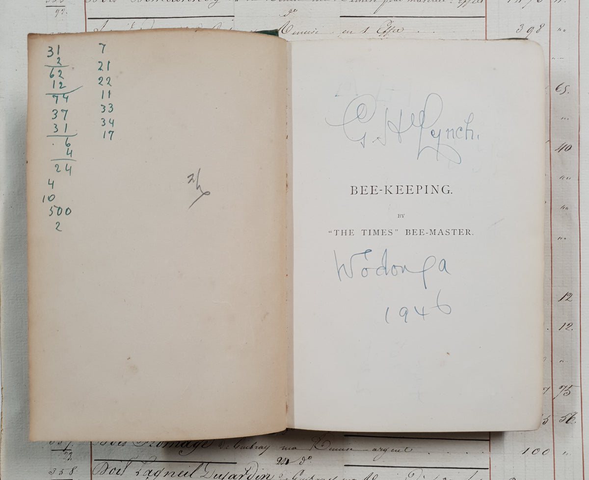 Antique 1864 Bee-Keeping Book – “The Times” Bee-Master – First Edition - DX