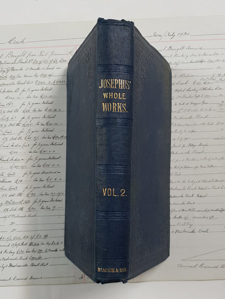 The Whole Genuine Works of Flavius Josephus – Antique Book – Volume II - DZ