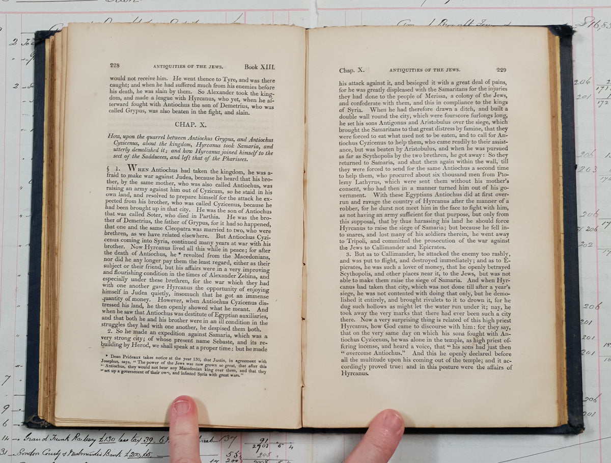 The Whole Genuine Works of Flavius Josephus – Antique Book – Volume II - DZ