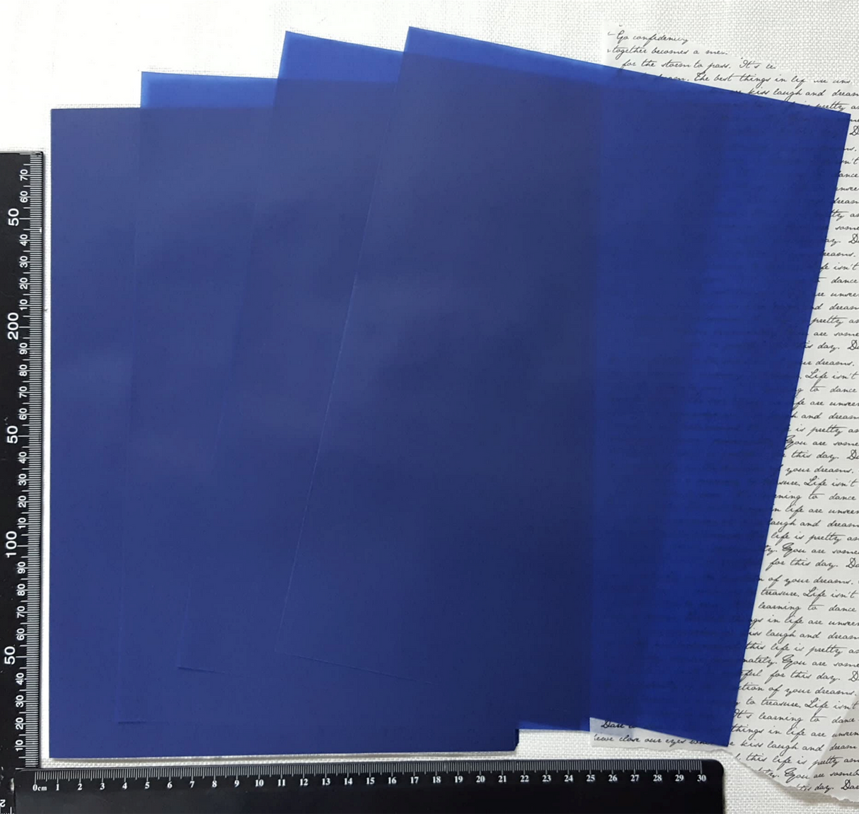 Vellum - Set of 5 - Dark Blue