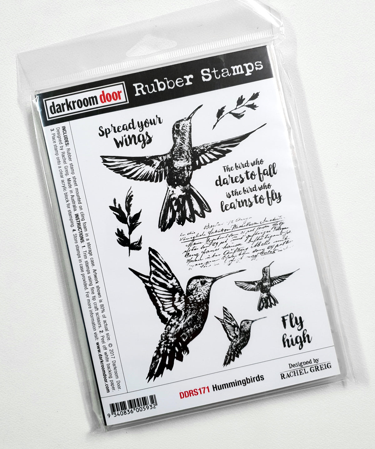 Darkroom Door - Stamps -  DDRS171 - Hummingbirds