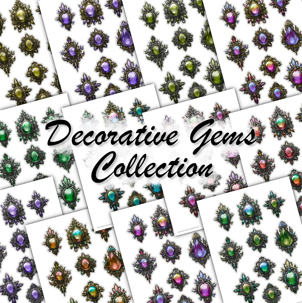 Decorative Gems Collection - DI-10267 - Digital Download