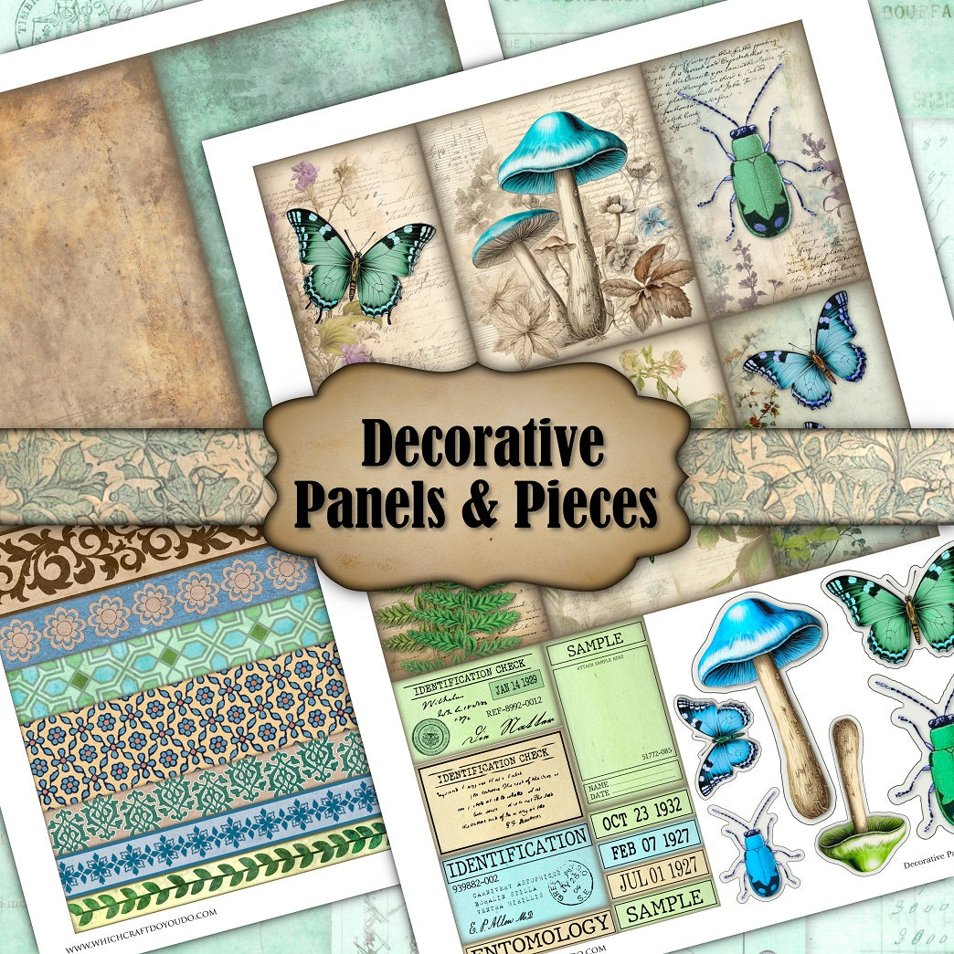 FREEBIE - Decorative Panels & Pieces - DI-10273 - Digital Download