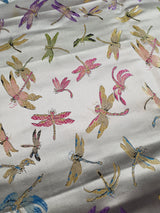 Dragonfly Fabric - Silver