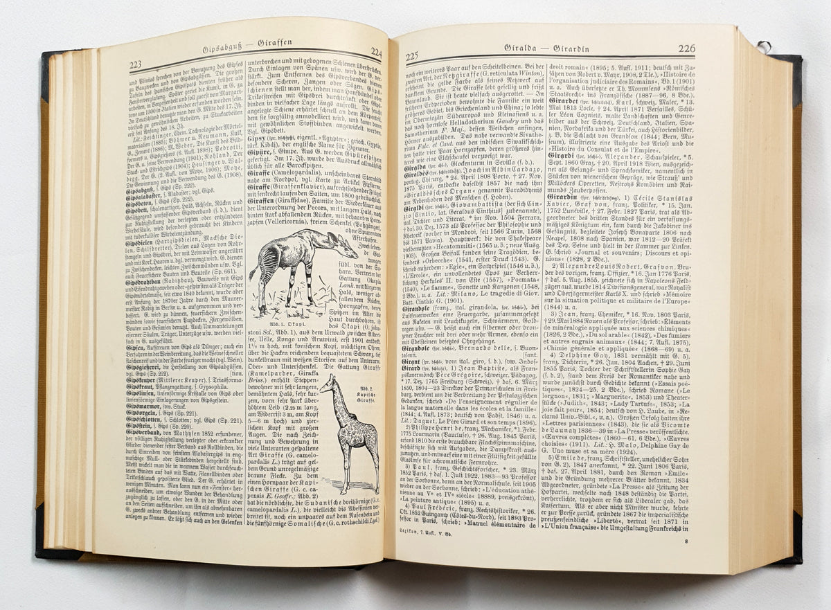 Authentic Vintage German Book - EA