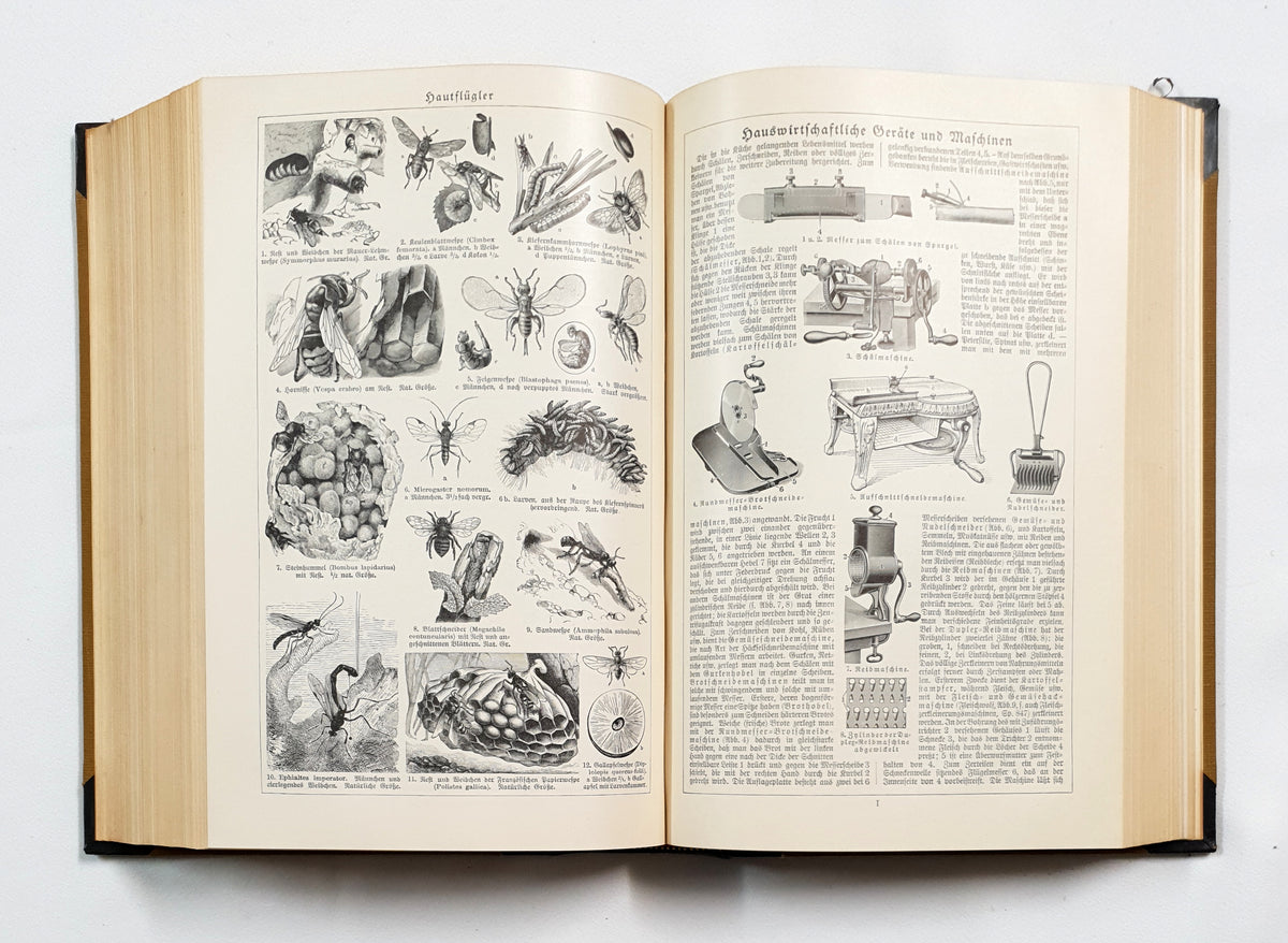 Authentic Vintage German Book - EA