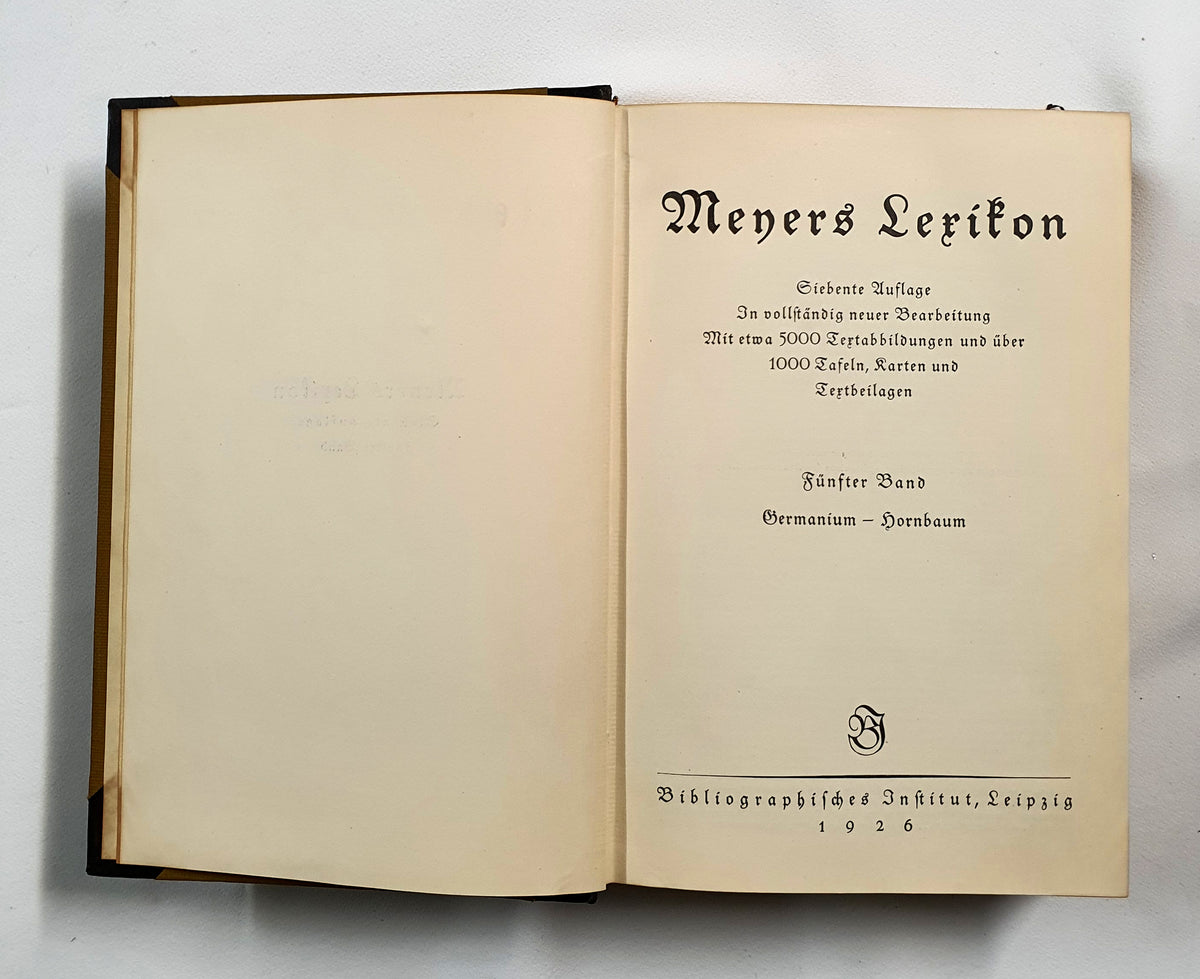 Authentic Vintage German Book - EA