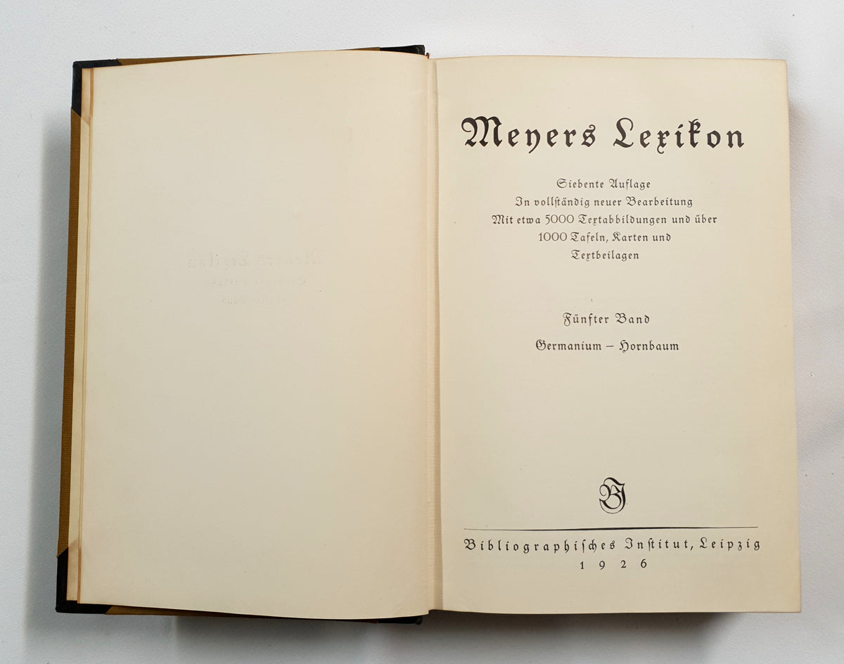 Authentic Vintage German Book - EA
