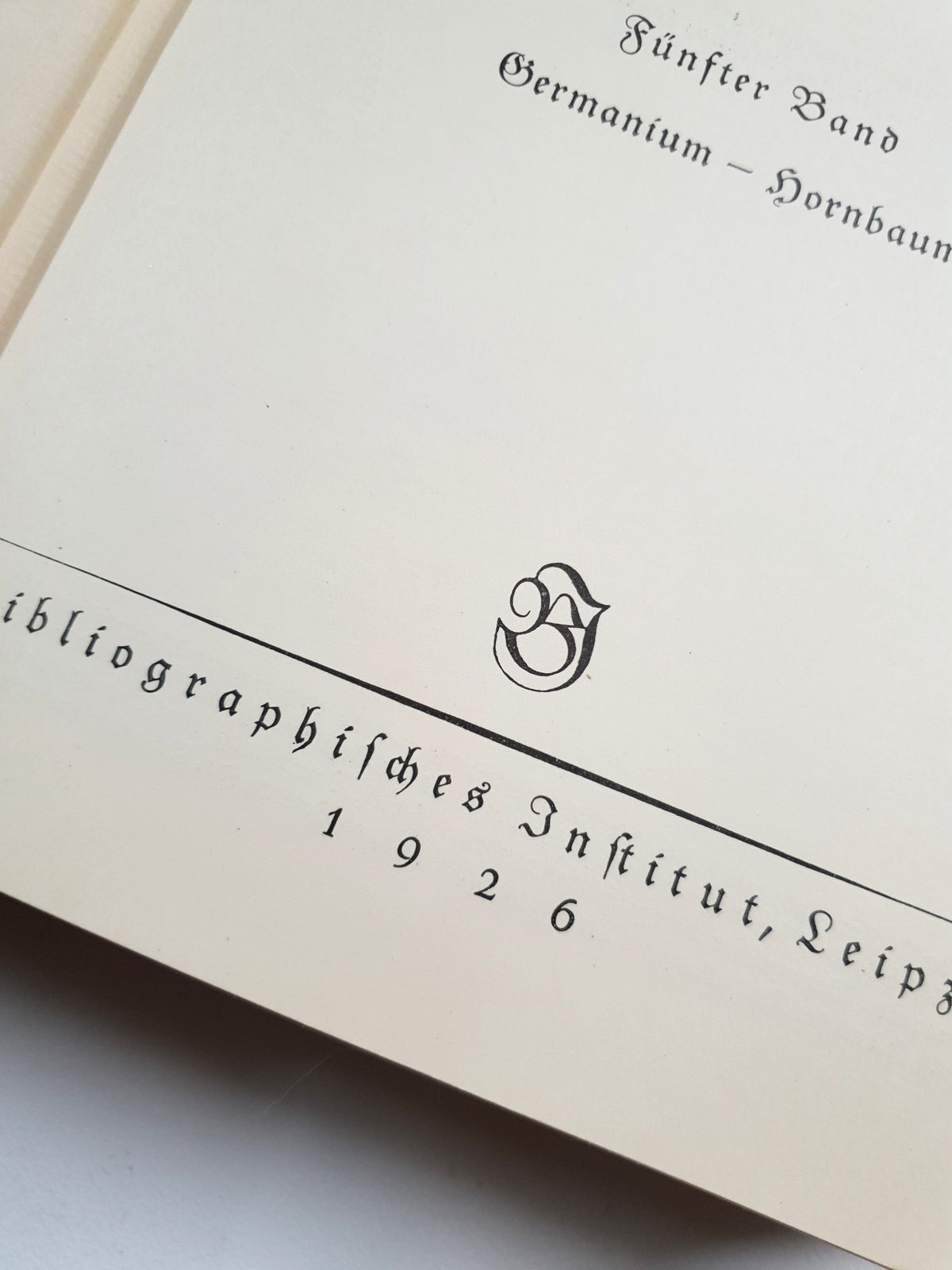 Authentic Vintage German Book - EA