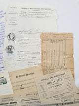 Authentic Vintage/Antique Document Pack - EC