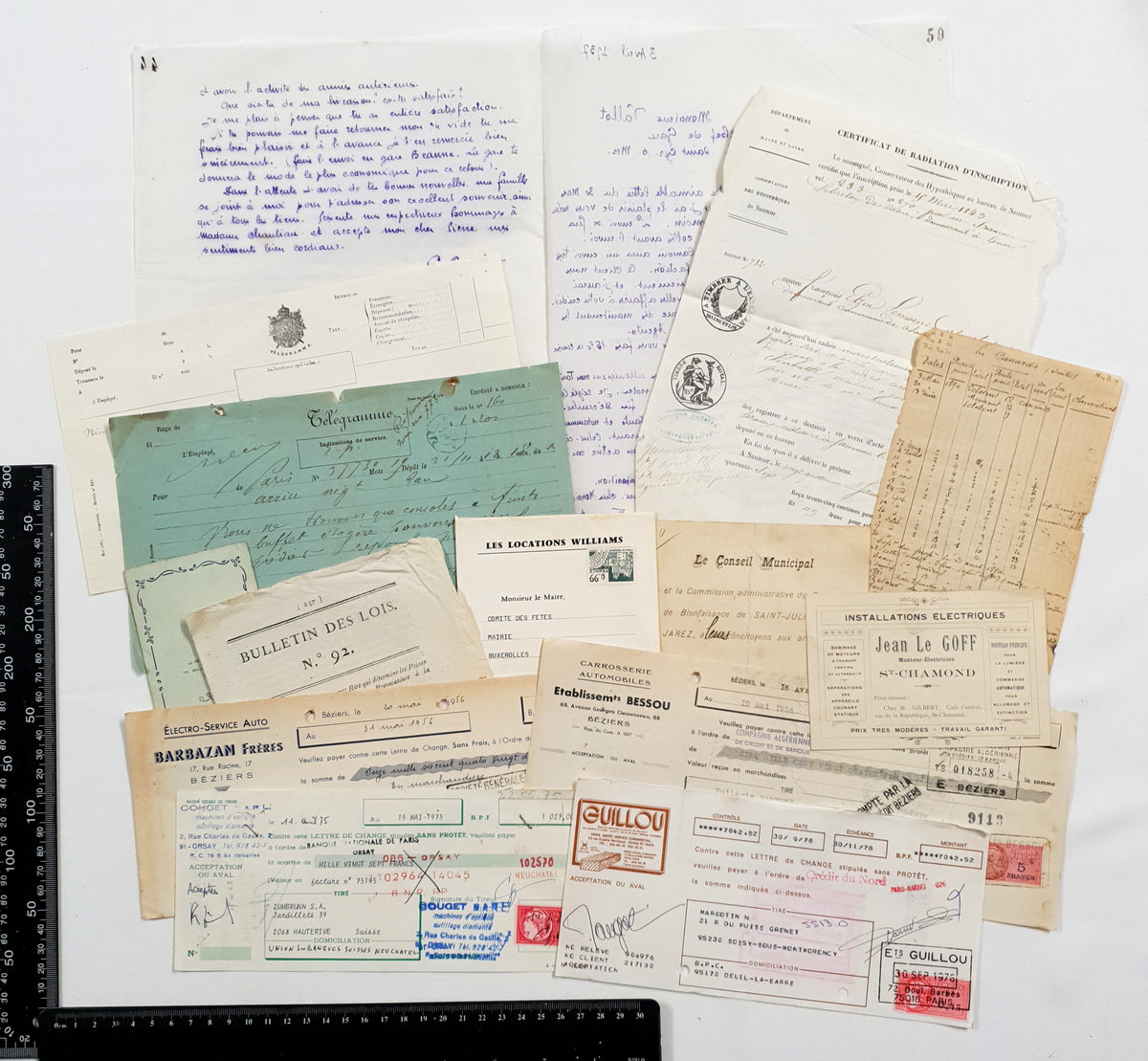 Authentic Vintage/Antique Document Pack - EC
