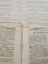 Authentic Antique French Book - EJ