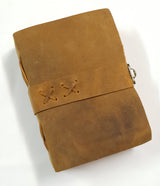 Handmade leather-bound Journal - ER