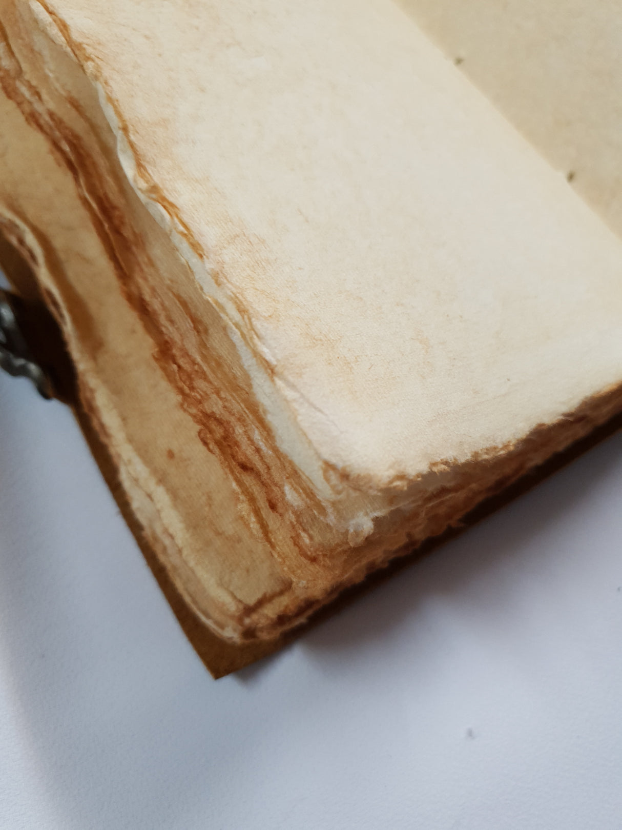 Handmade leather-bound Journal - ER