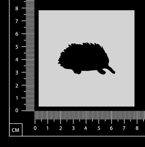 Echidna Stencil - 75mm x 75mm