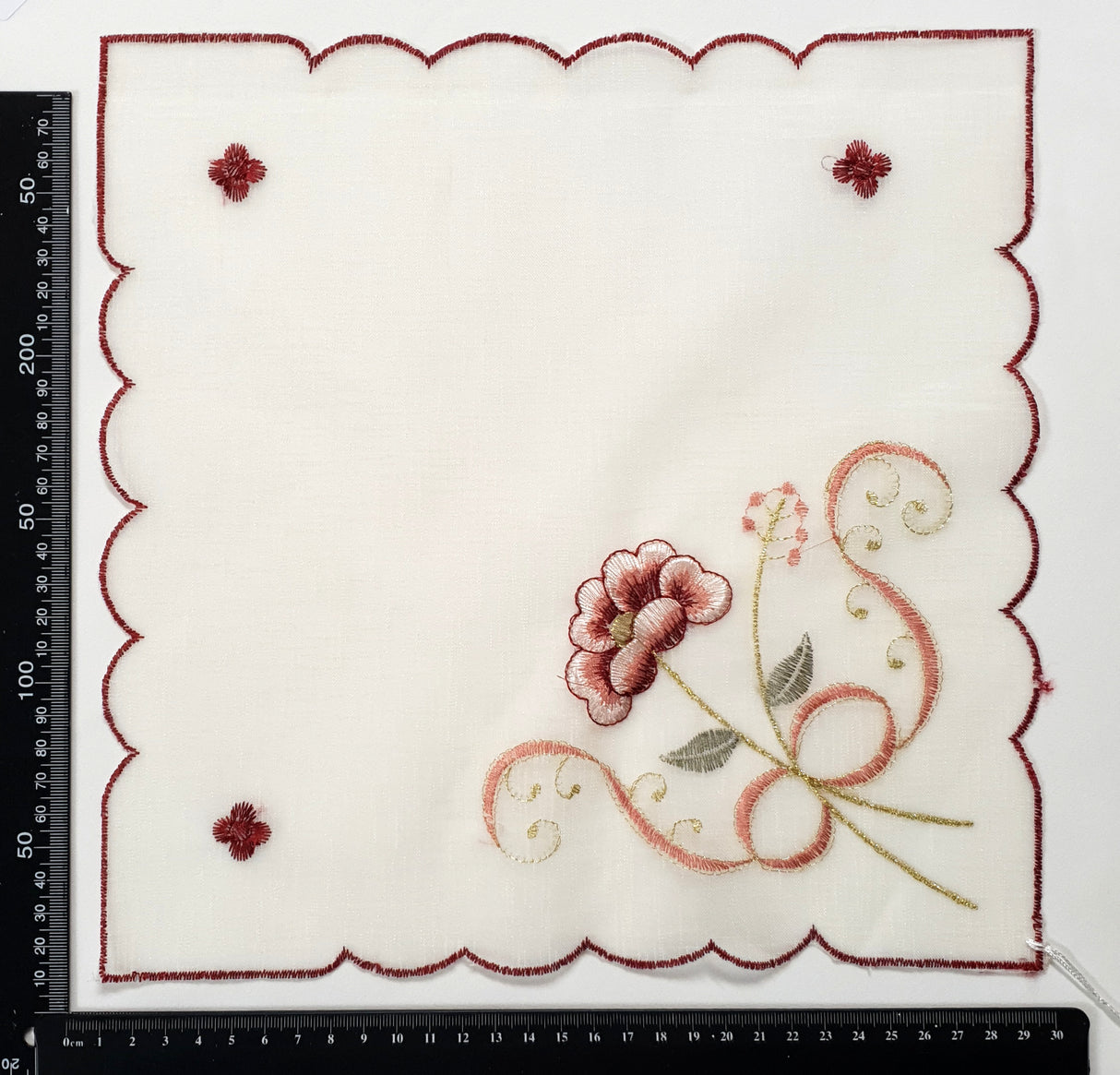 Embroidered Fabric Square - MZ