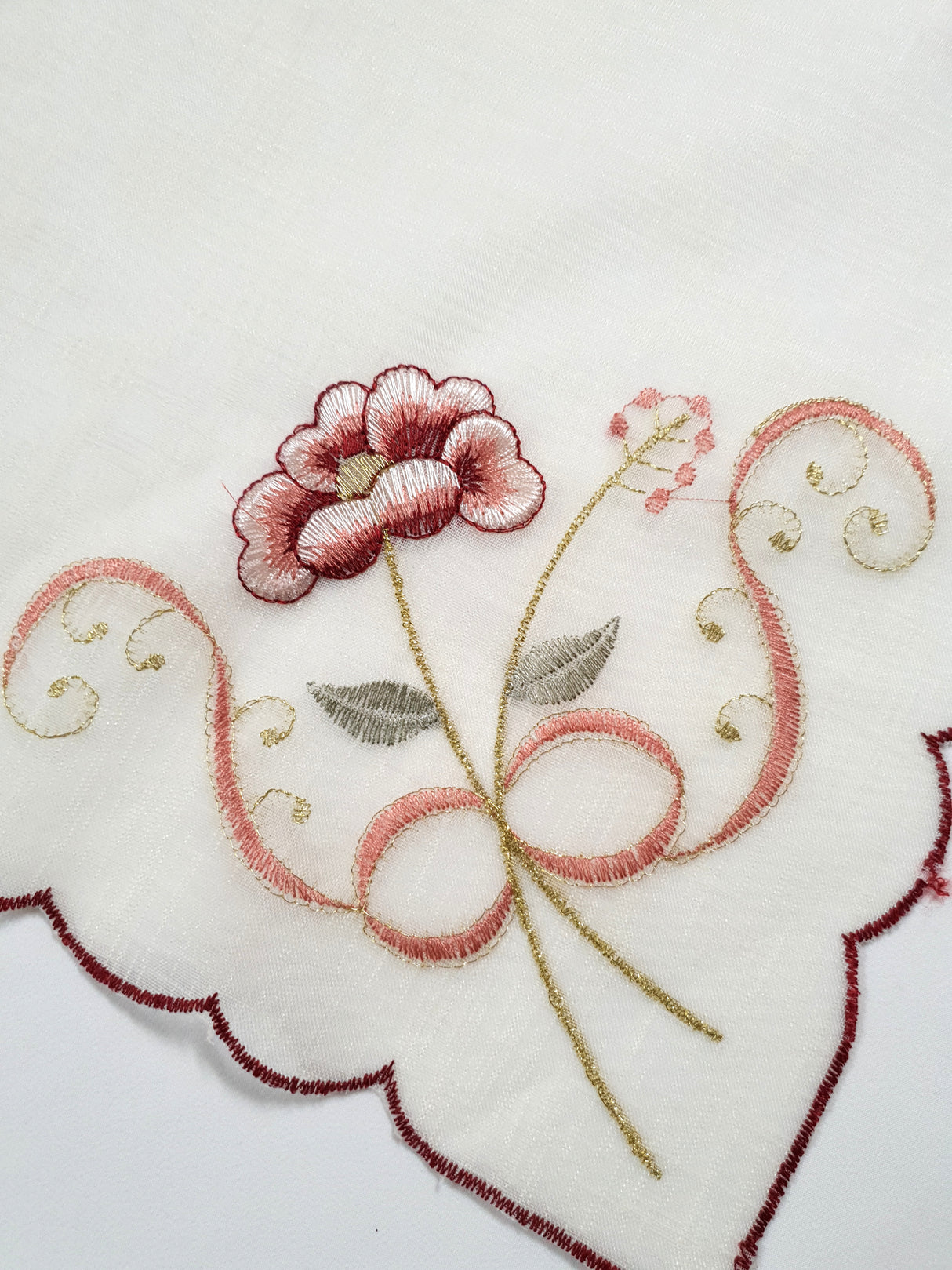 Embroidered Fabric Square - MZ