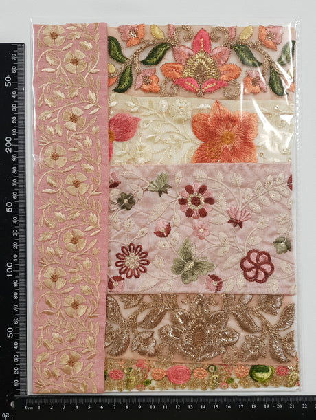 Assorted Embroidered Trim Pack - QL