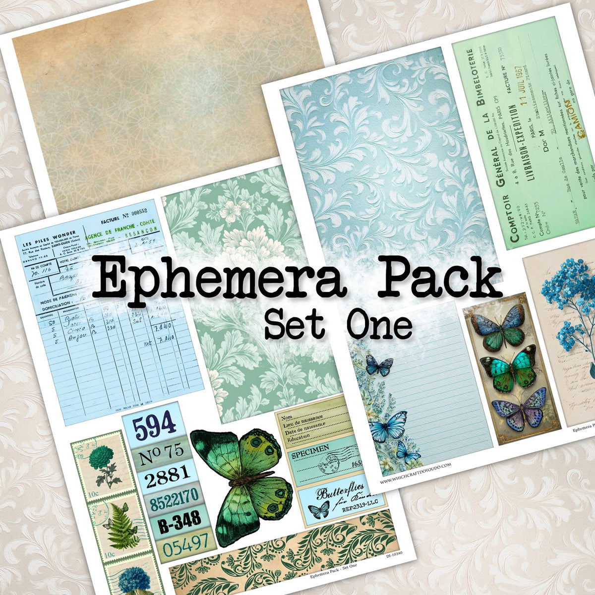 Ephemera Pack - Set One - DI-10340 - Digital Download – Whichcraft Do ...