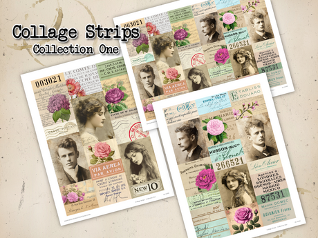Collage Strips - Collection One - DI-10286 - Digital Download