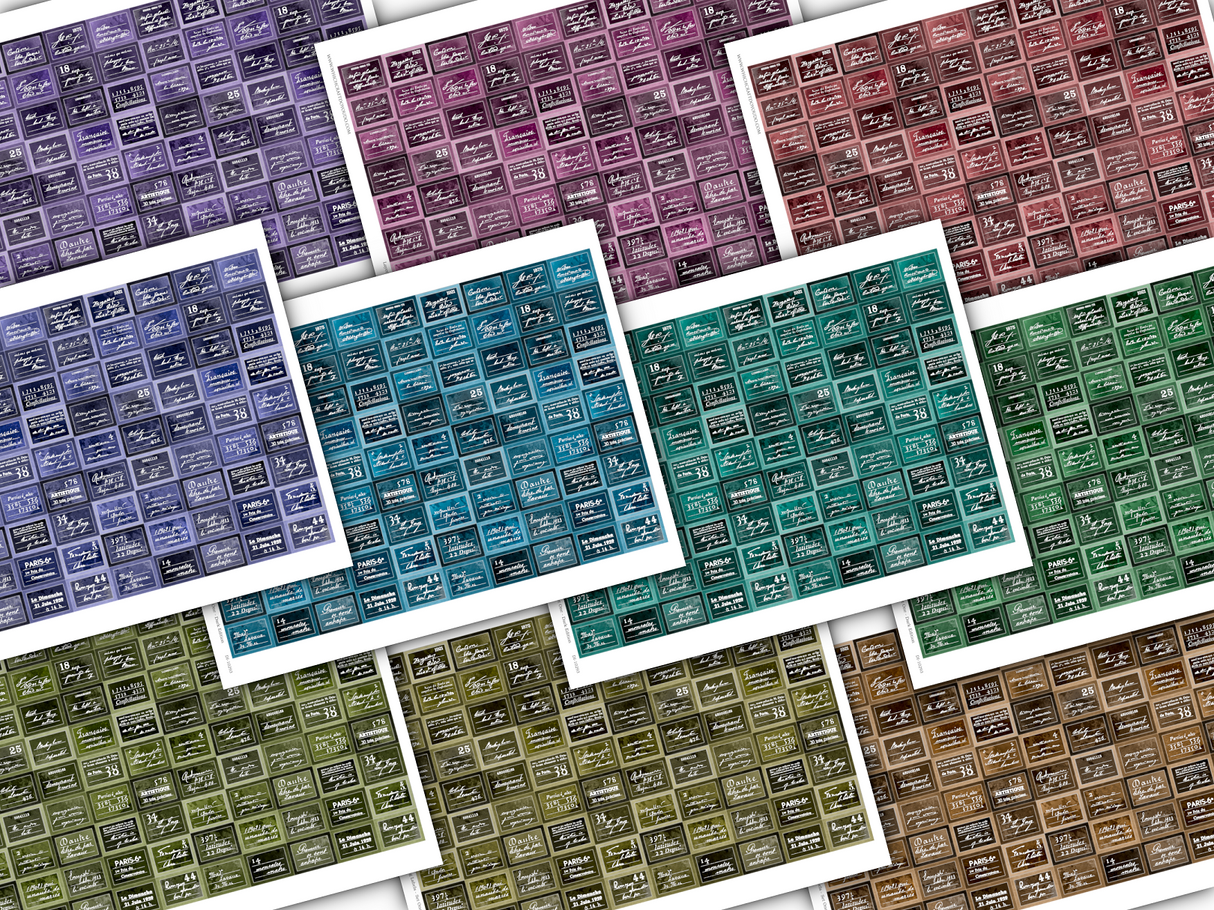 Layering Labels - Set One - Dark Edition - DI-10293 - Digital Download