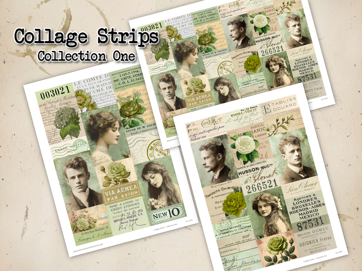 Collage Strips - Collection One - DI-10286 - Digital Download