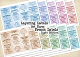 Layering Labels - Set Three - French Labels - Light Edition - DI-10287 - Digital Download