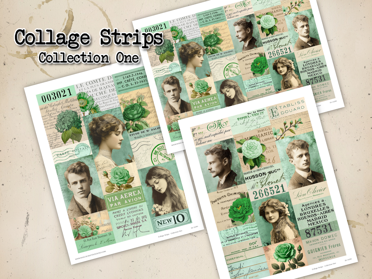 Collage Strips - Collection One - DI-10286 - Digital Download
