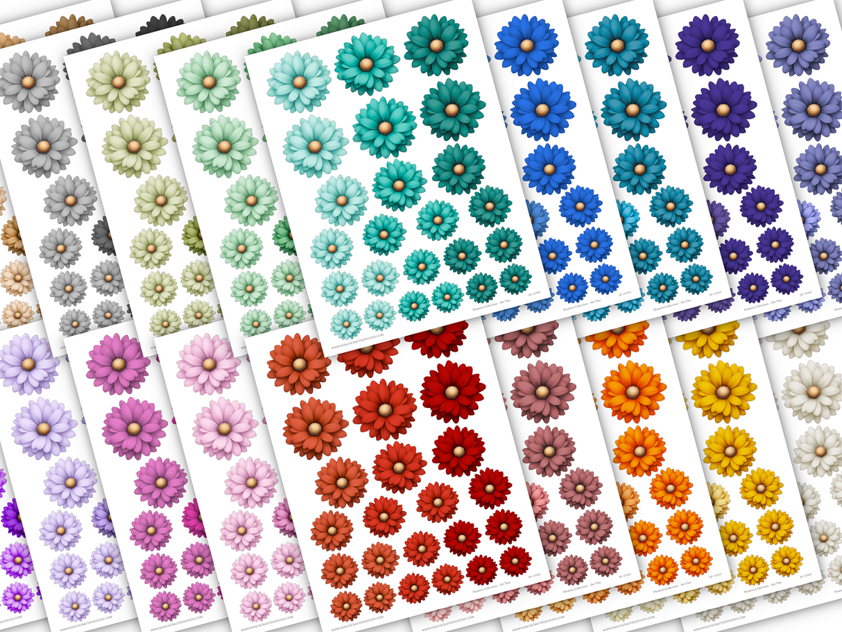 Flowers Collection Set Two - DI-10303 - Digital Download