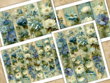 Vintage Flower Strips - Set One - DI-10304 - Digital Download
