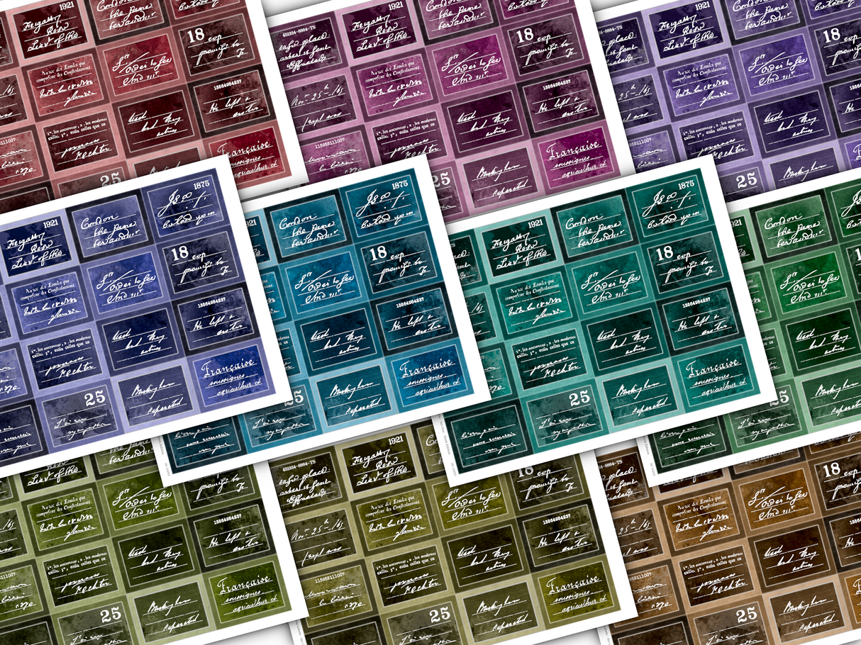 Layering Labels - Set One - Dark Edition - DI-10293 - Digital Download