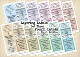 Layering Labels - Set Three - French Labels - Light Edition - DI-10287 - Digital Download