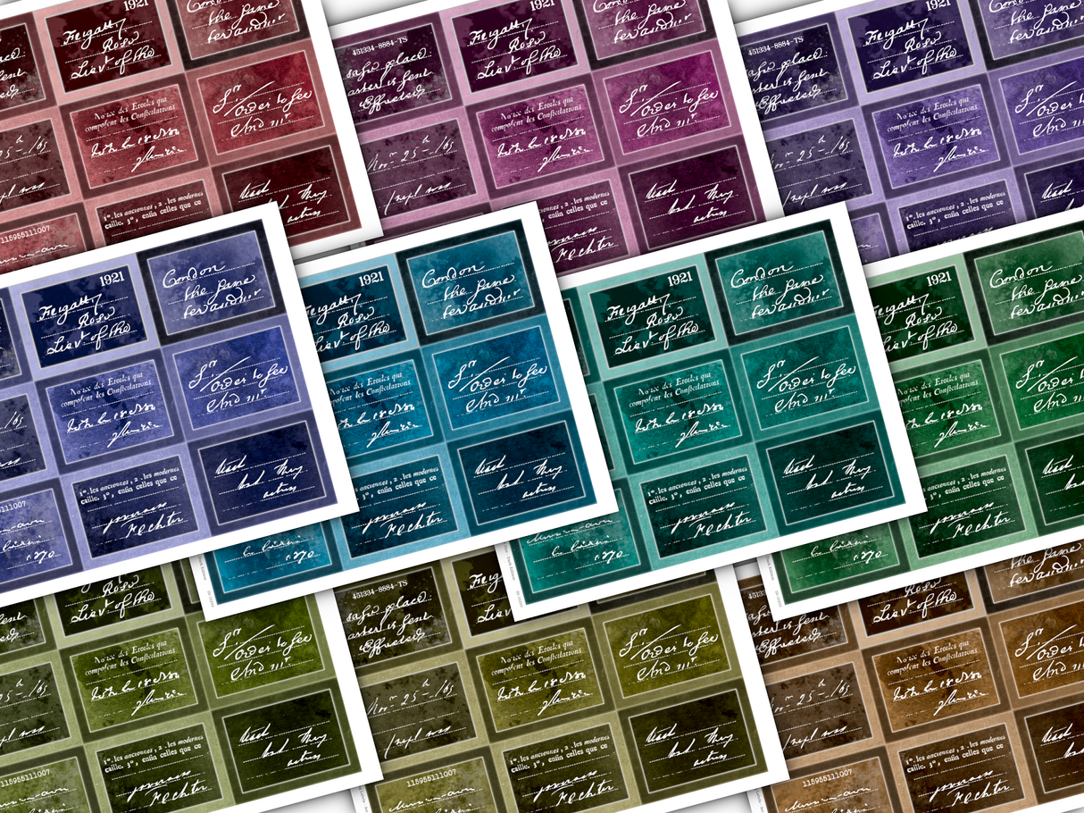 Layering Labels - Set One - Dark Edition - DI-10293 - Digital Download