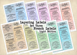 Layering Labels - Set Three - French Labels - Light Edition - DI-10287 - Digital Download