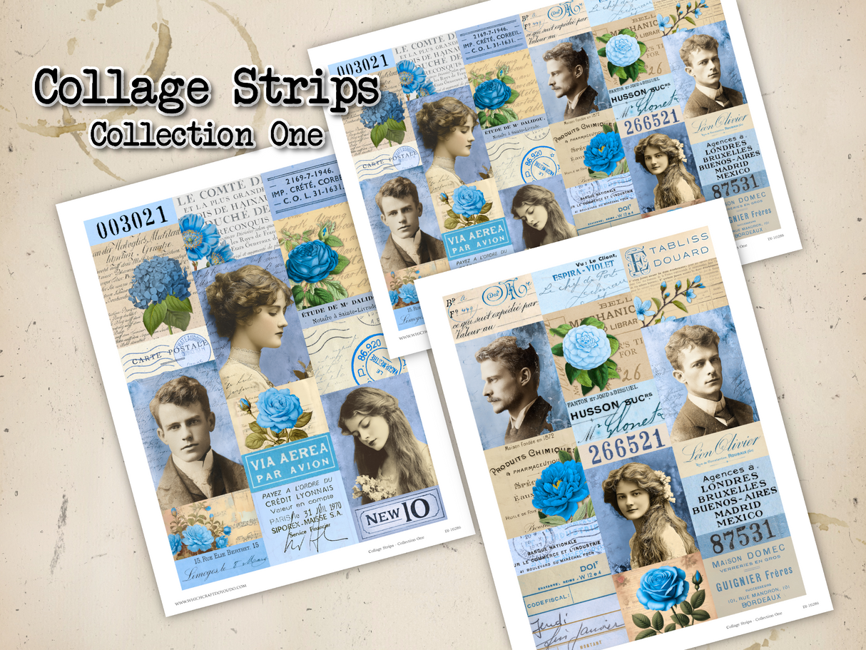 Collage Strips - Collection One - DI-10286 - Digital Download