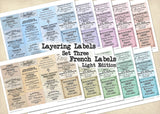 Layering Labels - Set Three - French Labels - Light Edition - DI-10287 - Digital Download