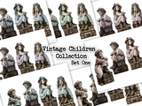 Vintage Children Collection - Set One - DI-10342 - Digital Download